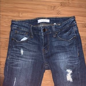 EUNINA 25 skinny jeans with rips